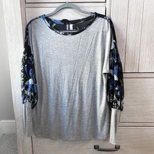 Anthropologie Dressy Long Sleeve Tee